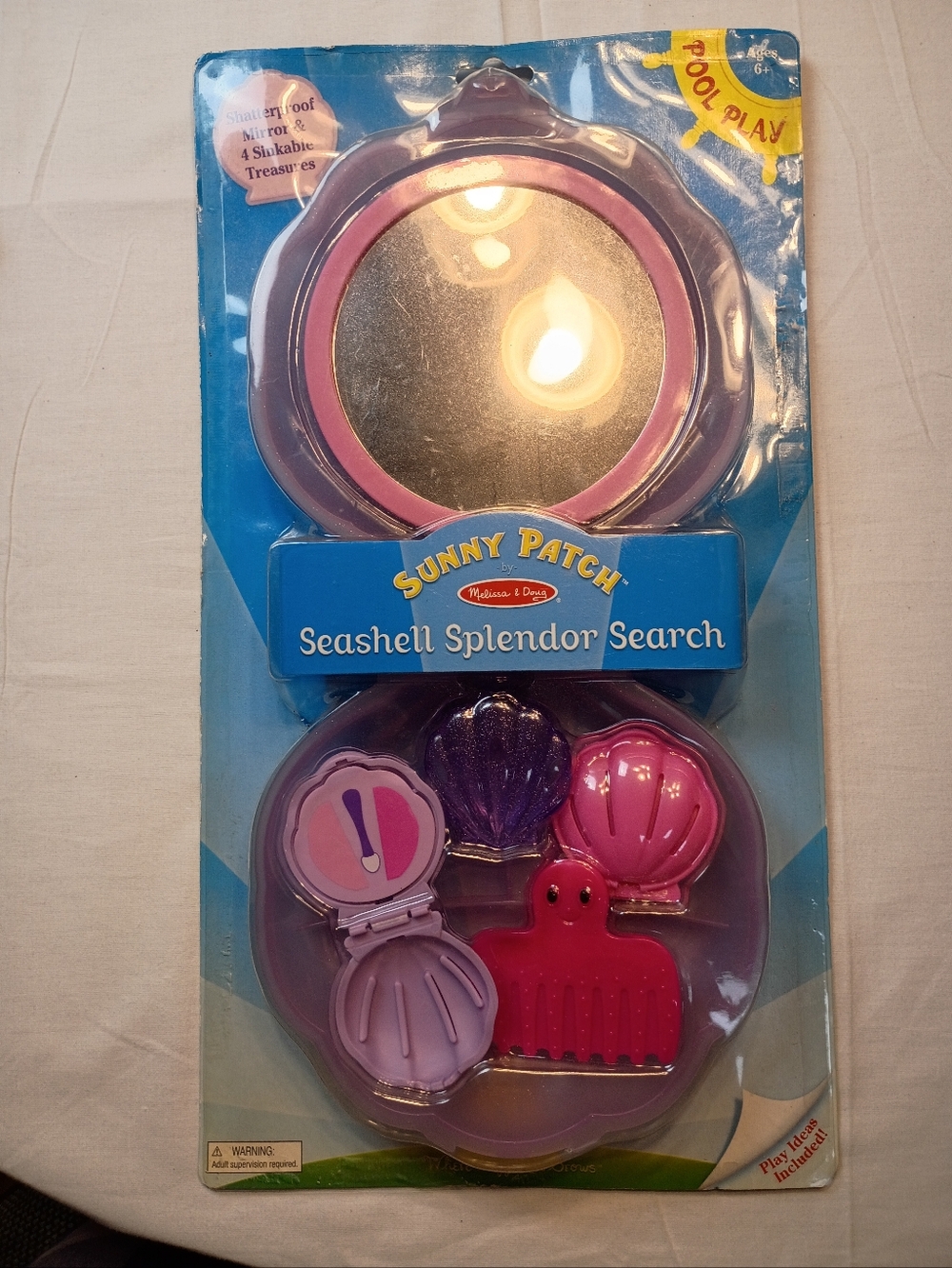 #4004 Melissa & Doug Sunny Patch Seashell Splendor Search Pool Toy